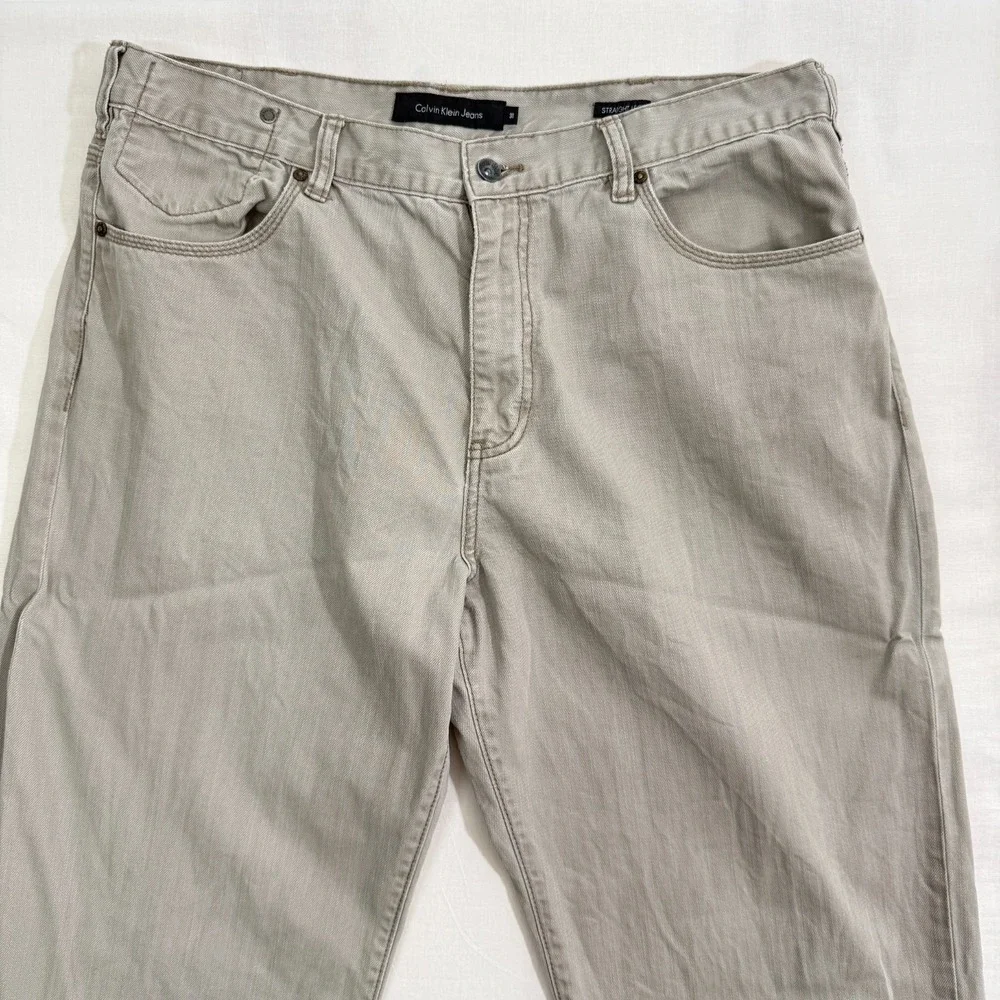Calvin Klein Jeans Straight Leg Pants‎ Size 38